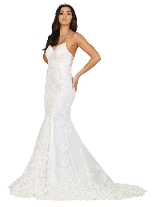 Dancing Queen - 0118 Embroidered Sweetheart Mermaid Wedding Dress