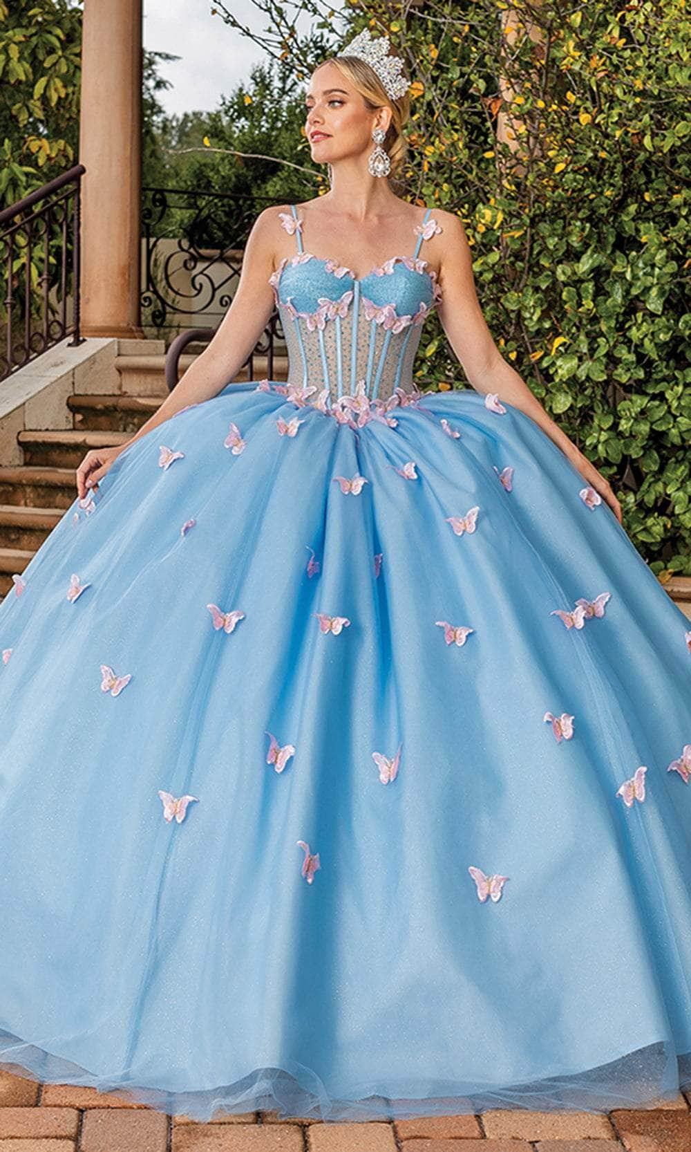 Dancing Queen 1815 - Butterfly Applique Ballgown