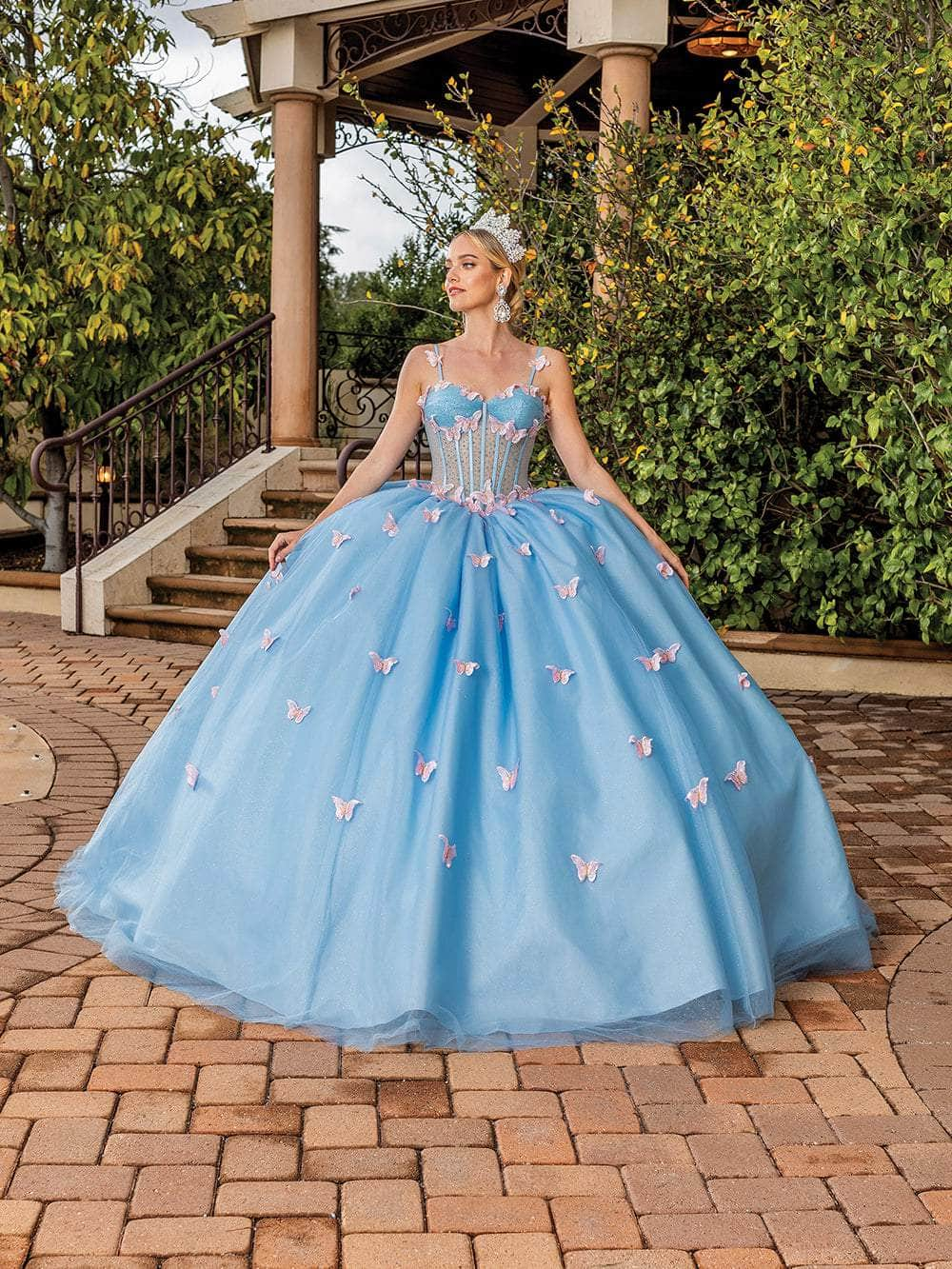 Dancing Queen 1815 - Butterfly Applique Ballgown