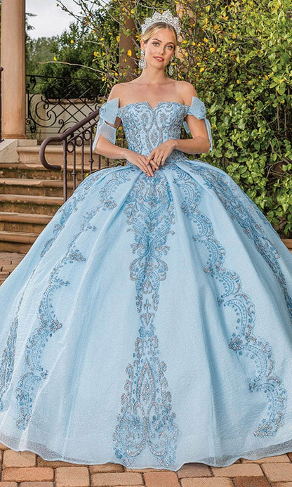 Dancing Queen 1827 - Bow Sleeve Sweetheart Ballgown